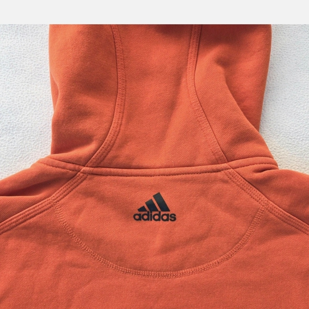 EUC Boston Marathon 2012 Adidas Orange Hoodie Sz Mens Med (Unisex) - Picture 8 of 13